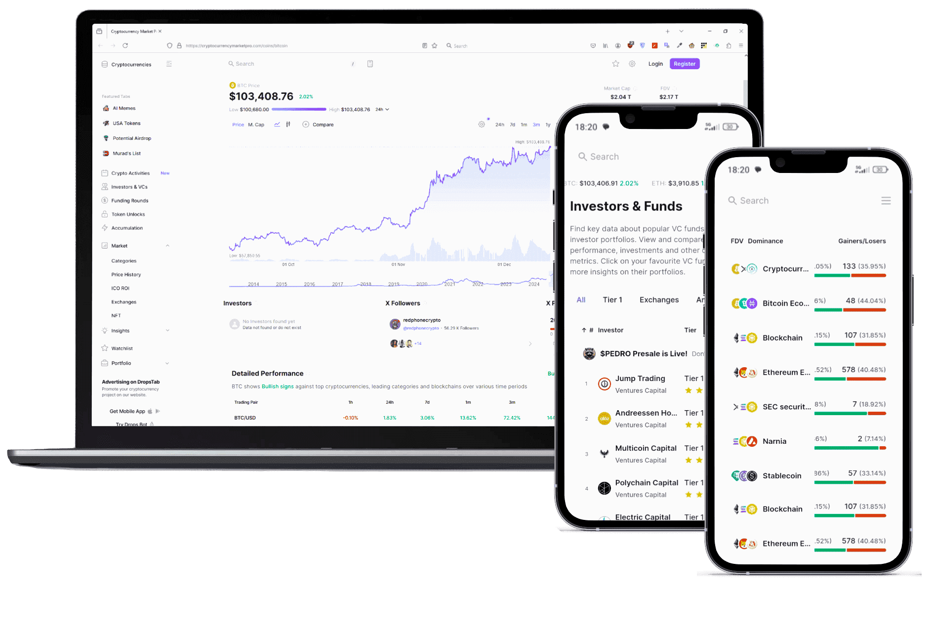 EthAMG 2.6 portfolio tools